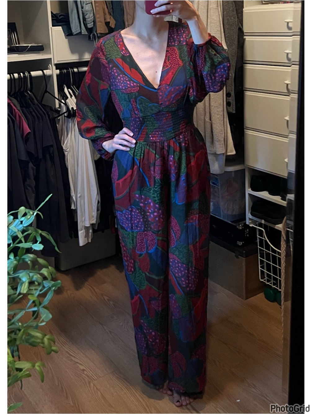 Anthropologie Farm Rio Printed Jumpsuit Small - Picture 7 of 7